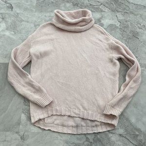 Duffy Womens Turtleneck Long Sleeve‎ Knit Sweater Blush Size Medium M